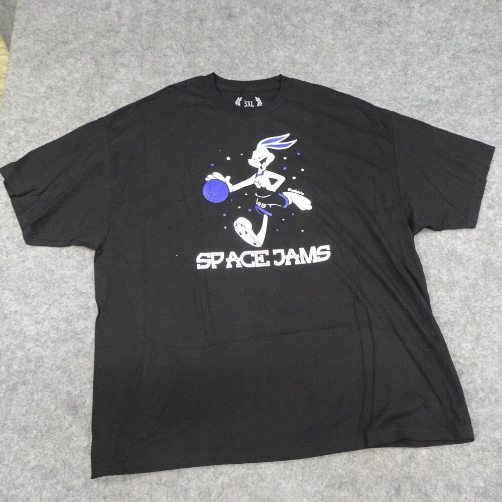 Euphoria Space Jams T Shirt Mens 3XL Black Short Sleeve Screen Print